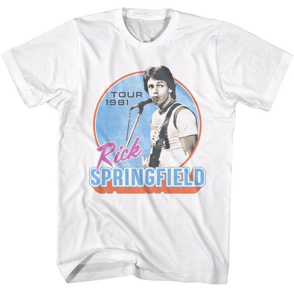 Darian M Other - Rick Springfield Tour 1981 Adult TShirt Unisex 26